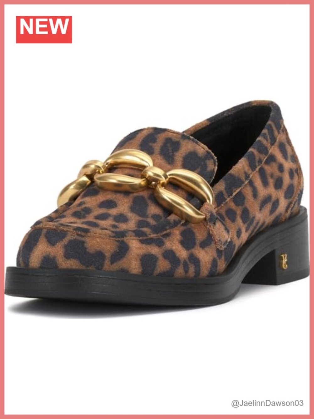 Vince Camuto Sayer Suede Loafers Block Heel Cushioned Pull-On